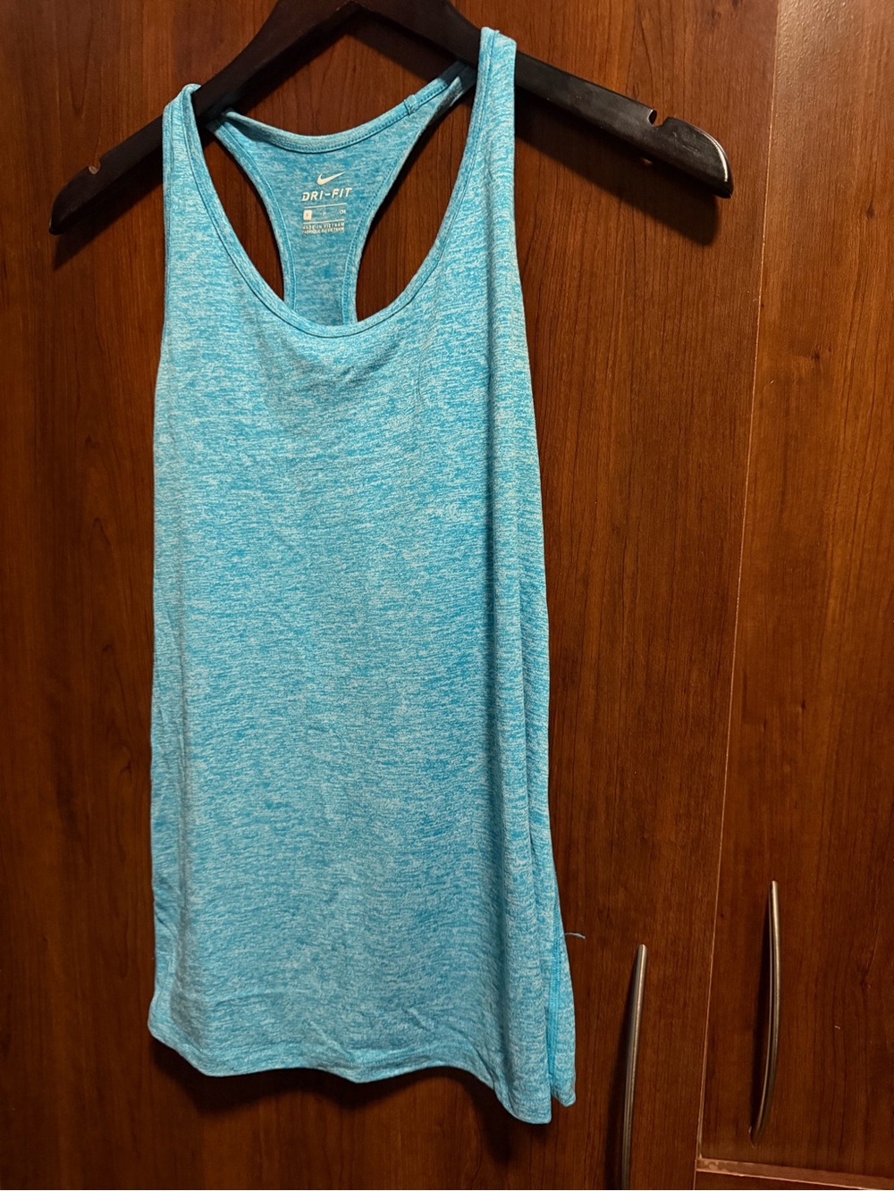 Nike aqua Racerback Dri-FIT Tank Top